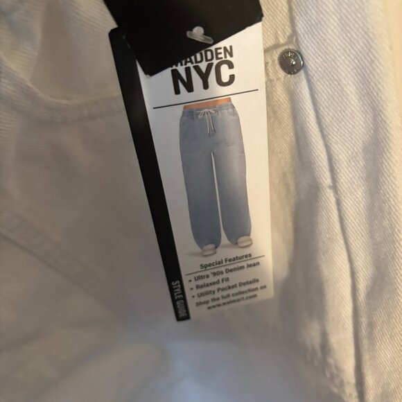 NEW Madden NYC Women's Drawstring XXL (20) Utility Jeans - Picture 6 of 11